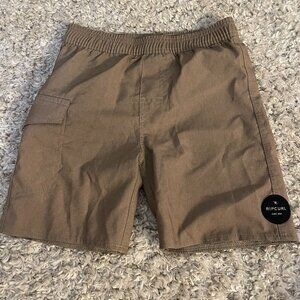 Rip Curl Boys Hybrid Board Shorts Tan NWOT Size 4